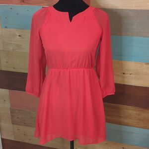 Size 10 sequin hearts pink dress